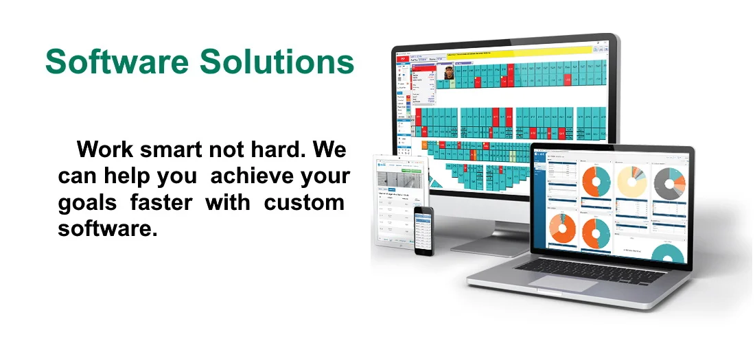 Work smart not hard. We can help you achive your goals faster with custom software.